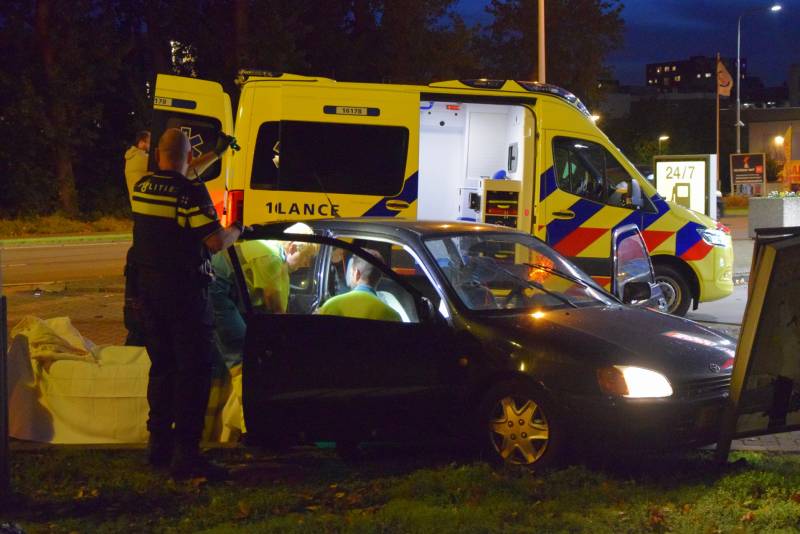 Flinke schade bij keeractie ongeval Leiden