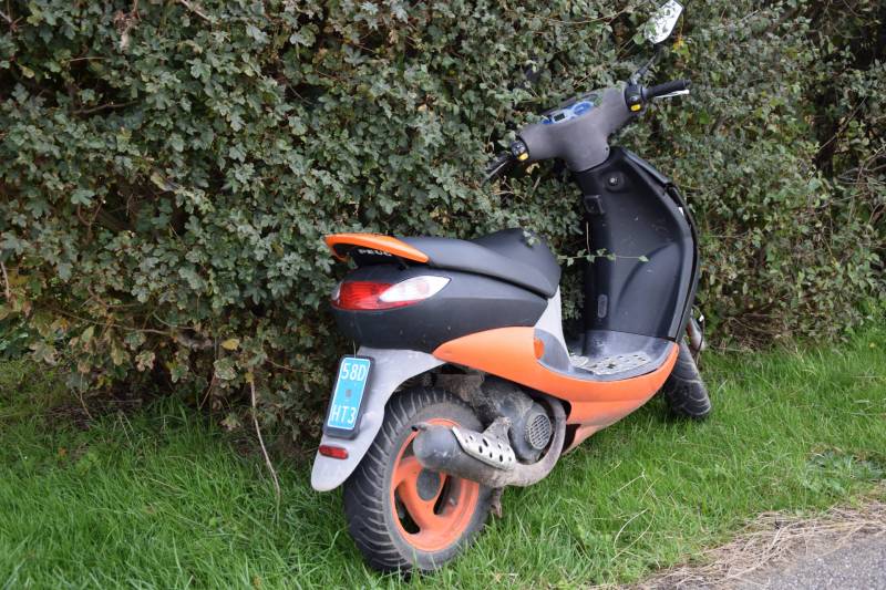 Gewonde na valpartij met scooter