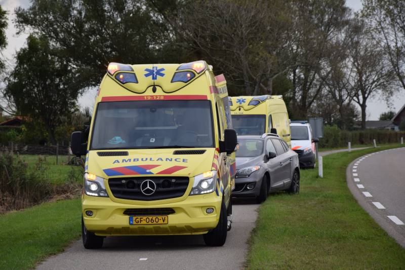 Gewonde na valpartij met scooter