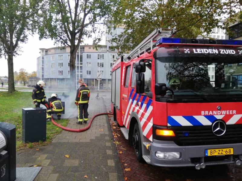 Brand in ondergrondse container Stationskwartier