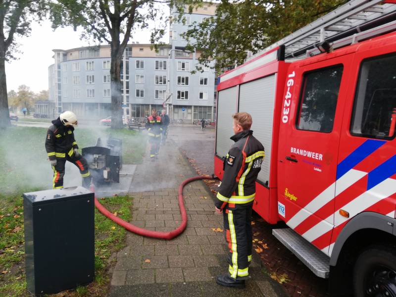 Brand in ondergrondse container Stationskwartier