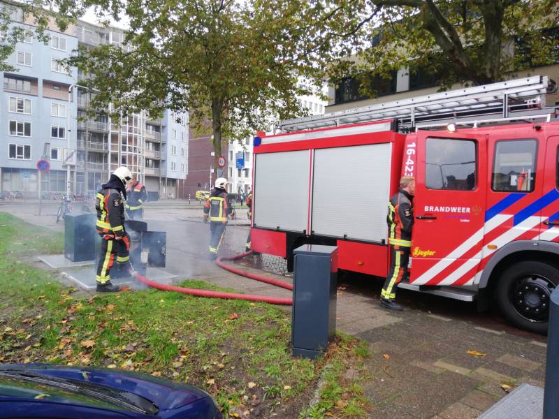 Brand in ondergrondse container Stationskwartier