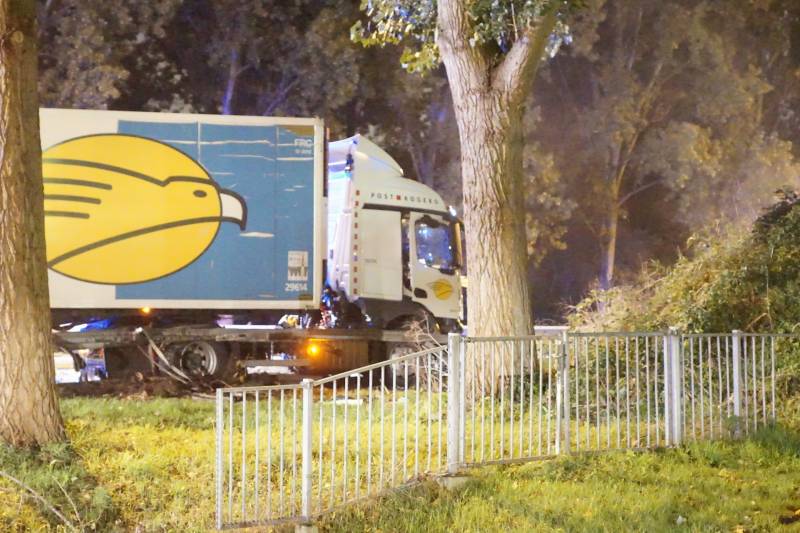 Zeer ernstig ongeval tussen twee vrachtwagens op snelweg