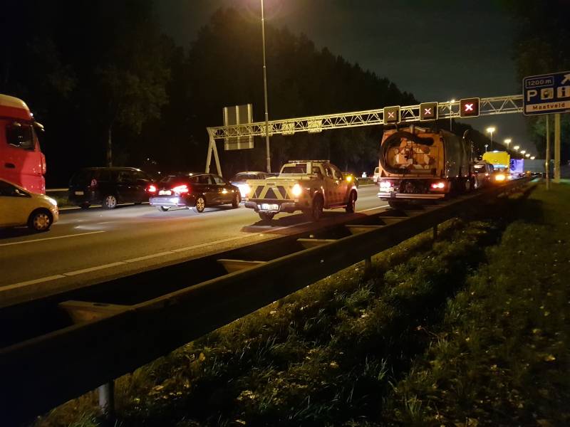 Zeer ernstig ongeval tussen twee vrachtwagens op snelweg