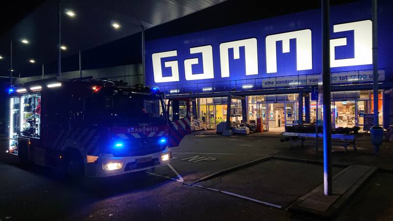 Gamma ontruimd na kortsluiting in lamp