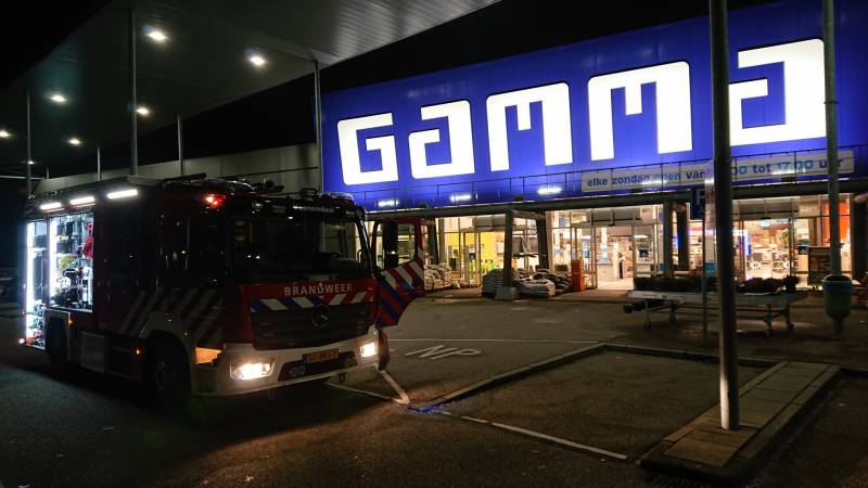 Gamma ontruimd na kortsluiting in lamp