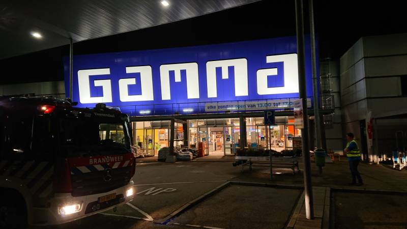 Gamma ontruimd na kortsluiting in lamp
