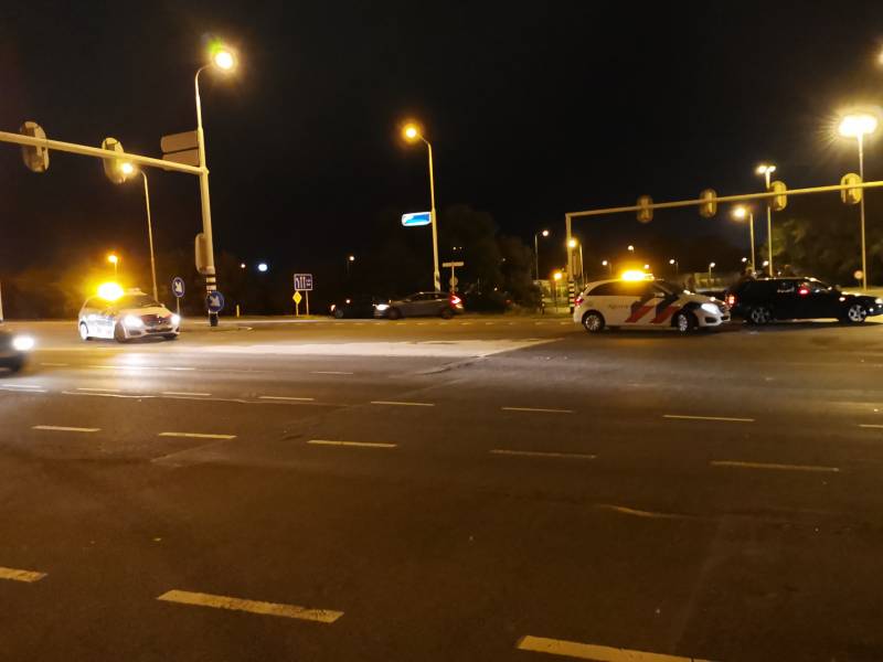 Flinke schade na botsing op kruising