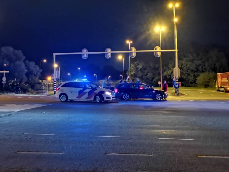 Flinke schade na botsing op kruising