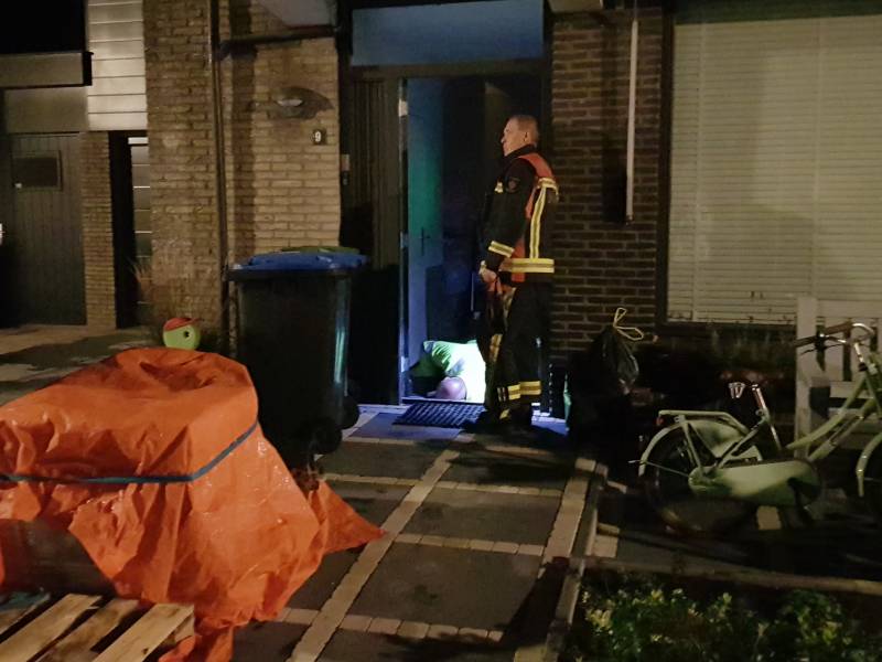 Brandweer enige tijd bezig met gaslucht