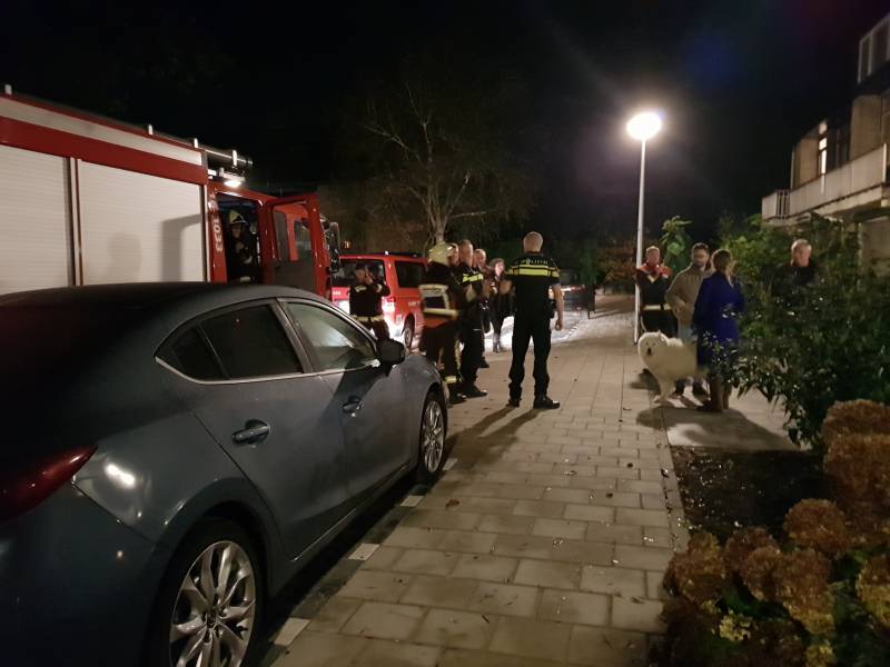 Brandweer enige tijd bezig met gaslucht