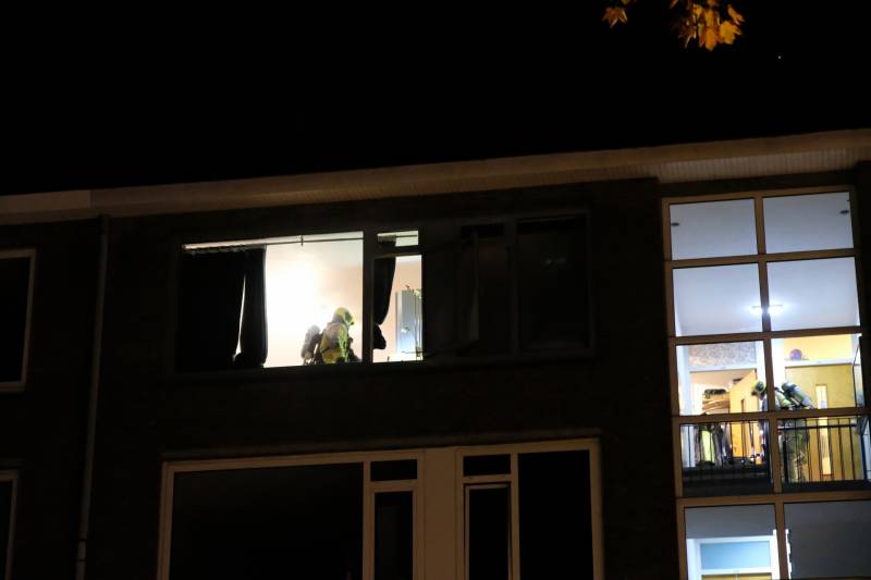 Flinke rookontwikkeling bij brand in flatwoning