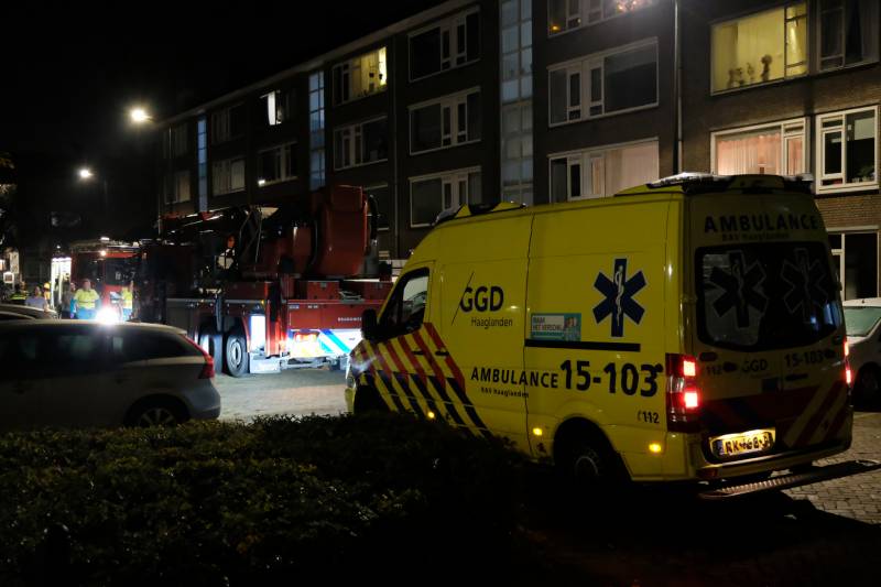 Flinke rookontwikkeling bij brand in flatwoning