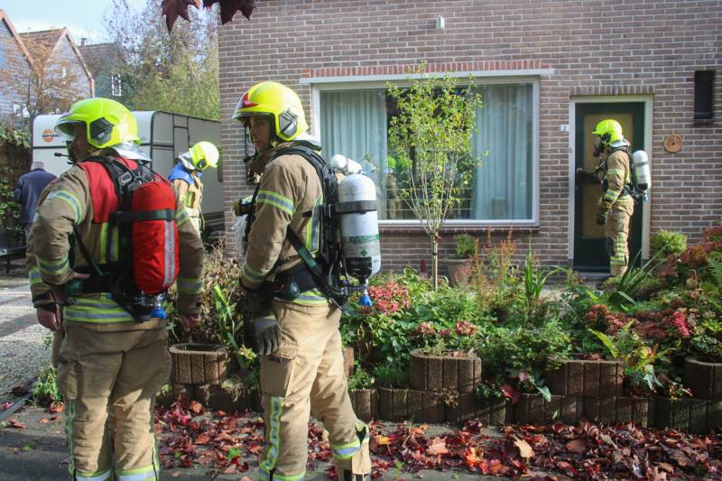 Veel rook bij brand in meterkast