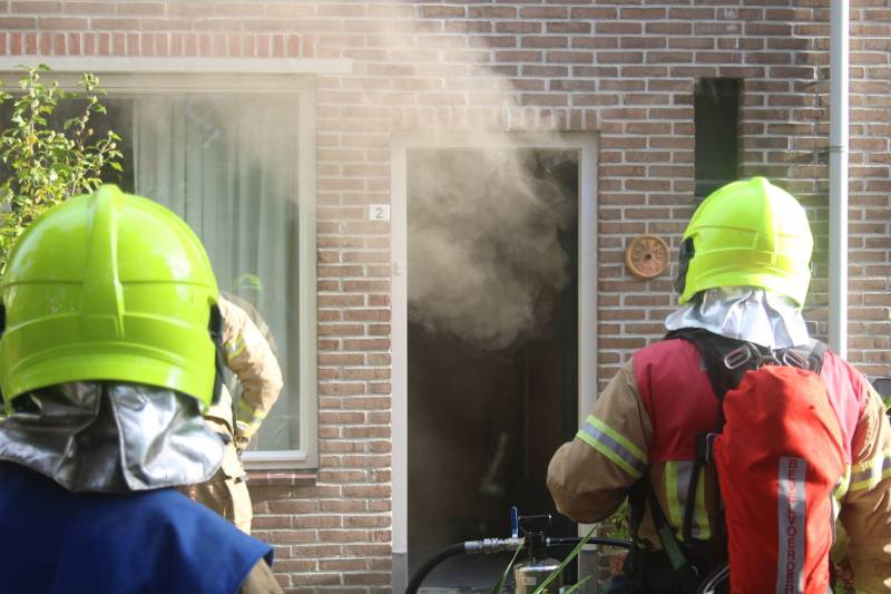 Veel rook bij brand in meterkast