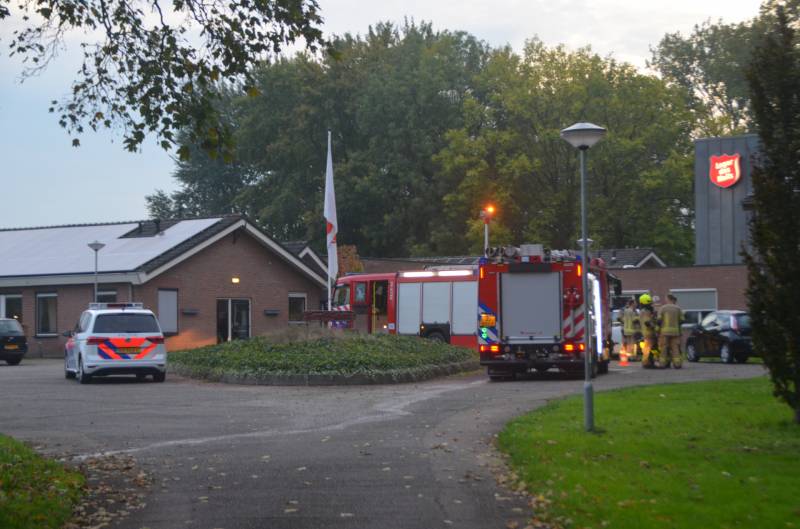 Gewonde bij brand in pand van Leger de Heils