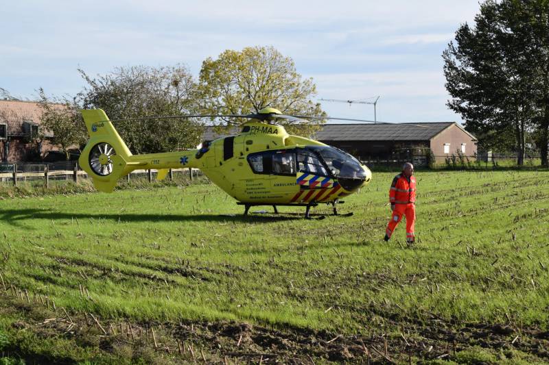 Gewonden na aanrijding met motor