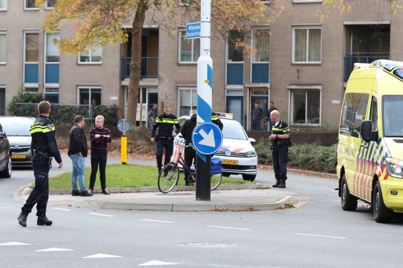 Fietser gewond na aanrijding met auto