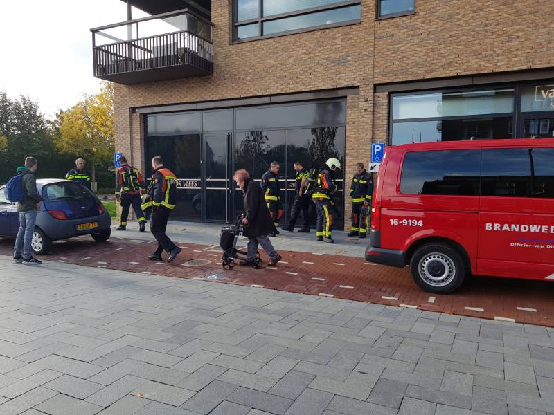 Brandweer onderzoekt melding van gaslucht