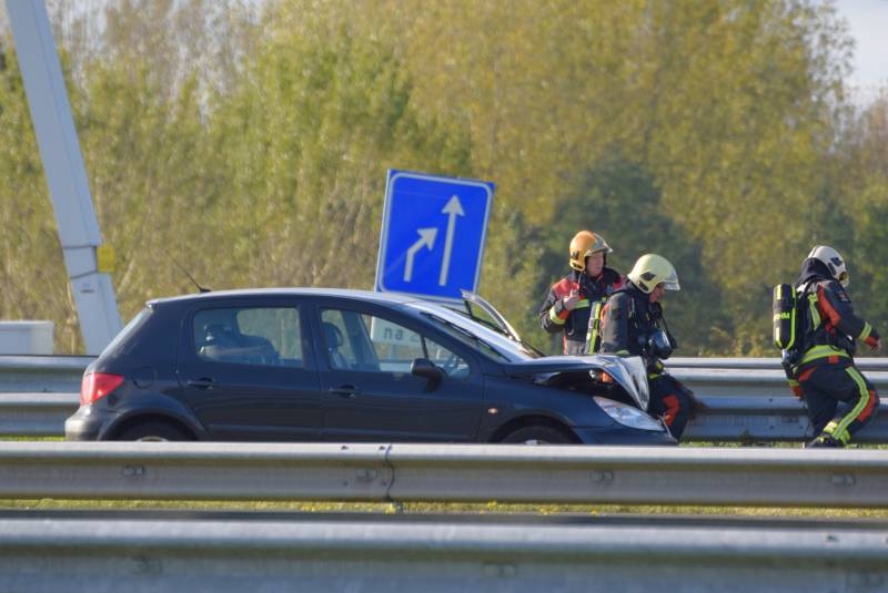 Flinke file na kop staart aanrijding