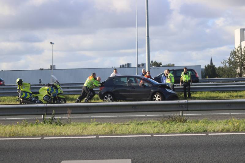 Flinke file na kop staart aanrijding