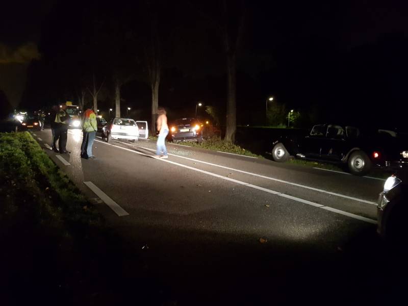 Flinke schade na botsing tussen twee auto's