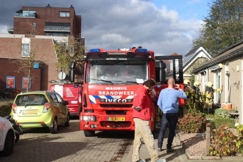 Brand na vermoedelijk werkzaamheden in woning