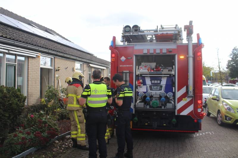 Brand na vermoedelijk werkzaamheden in woning