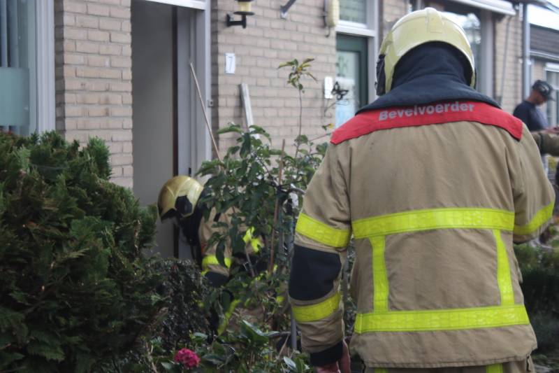 Brand na vermoedelijk werkzaamheden in woning