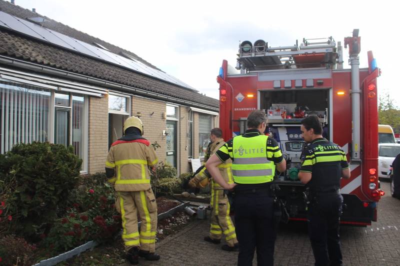 Brand na vermoedelijk werkzaamheden in woning