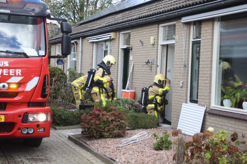 Brand na vermoedelijk werkzaamheden in woning