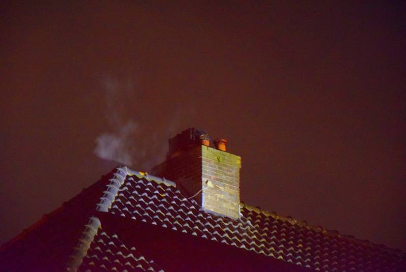 Schoorsteenbrand blijkt cv-ketel afvoer