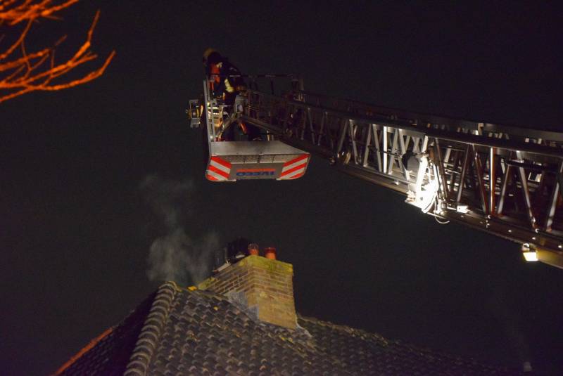 Schoorsteenbrand blijkt cv-ketel afvoer
