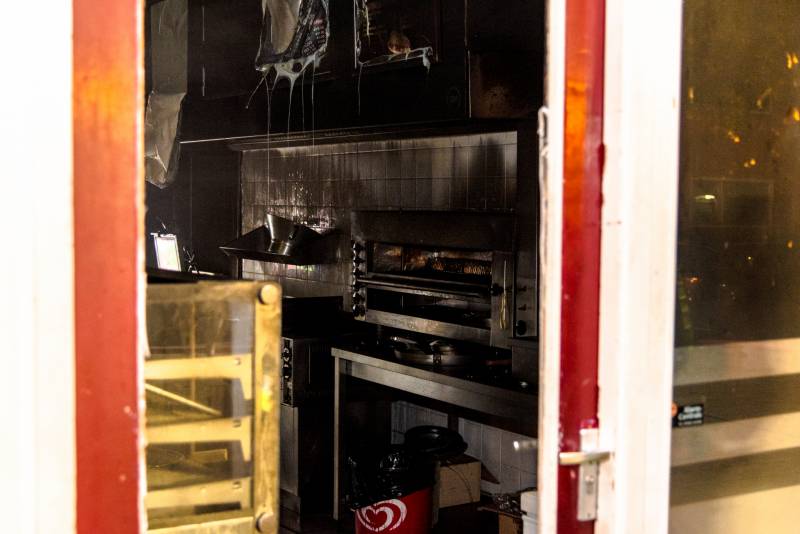 Restaurant zwaar beschadigd na brand in keuken