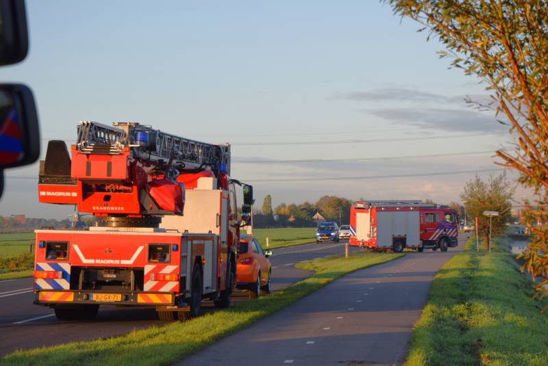 Flinke zoekactie naar mogelijke persoon te water