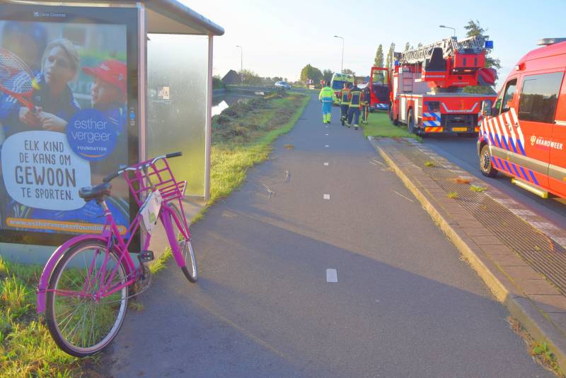 Flinke zoekactie naar mogelijke persoon te water