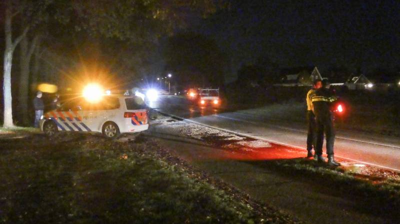 Schade na botsing tijdens keren