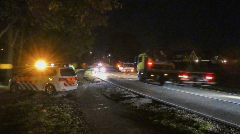 Schade na botsing tijdens keren