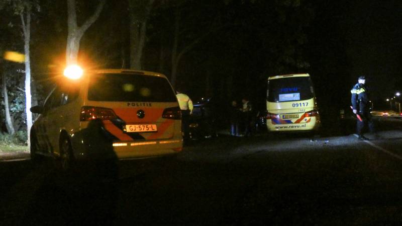 Schade na botsing tijdens keren