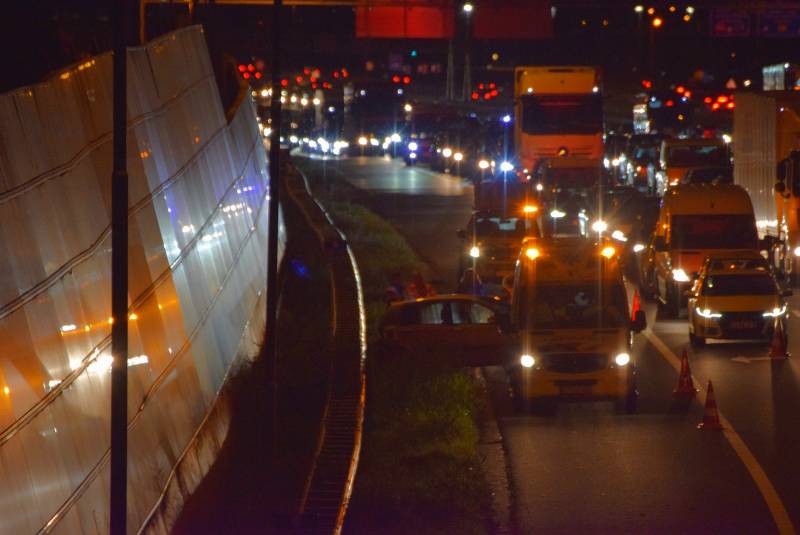 Flinke schade na kop-staart aanrijding