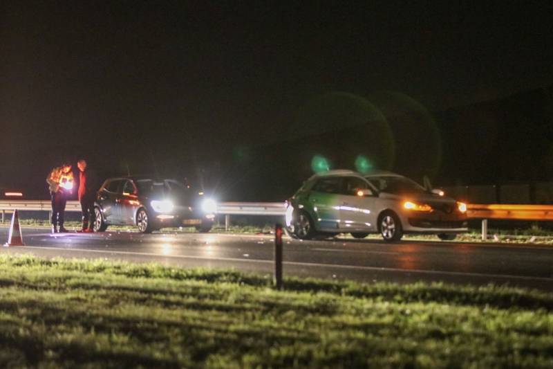 Flinke schade bij kop-staart aanrijding