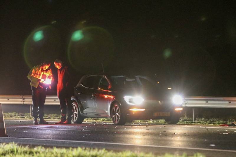 Flinke schade bij kop-staart aanrijding