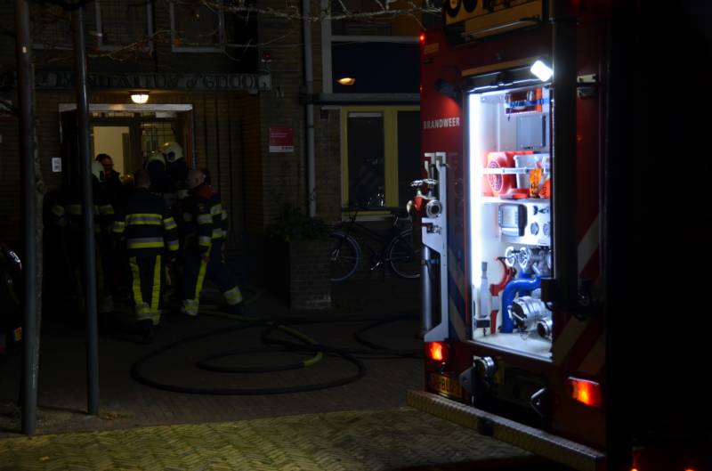 Brand in kelder sociaal pension