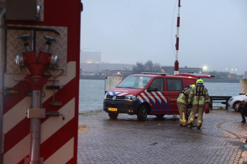 Isolatie machinekamer vliegt in brand