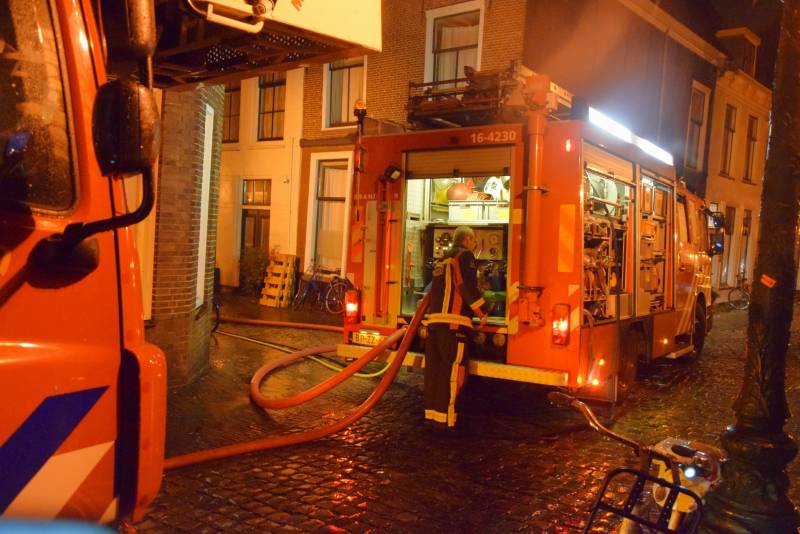 Schoorsteenbrand in monumentaalpand