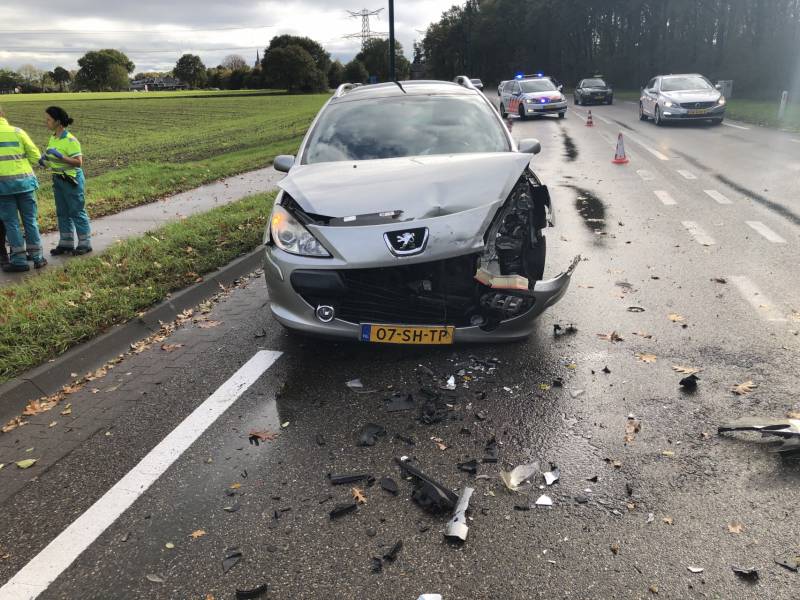 Flinke schade na kop-staart aanrijding