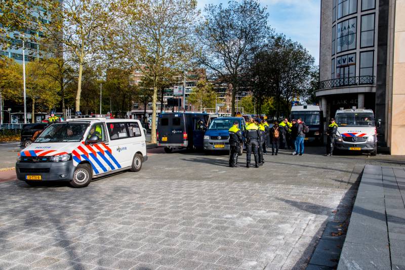 Acht aanhoudingen bij demonstratie van Koerden