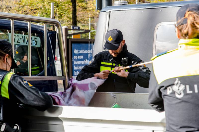 Acht aanhoudingen bij demonstratie van Koerden
