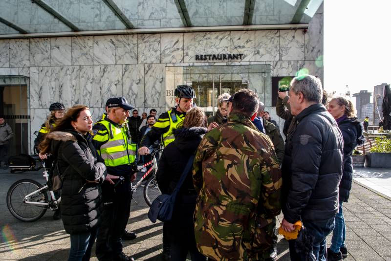 Acht aanhoudingen bij demonstratie van Koerden
