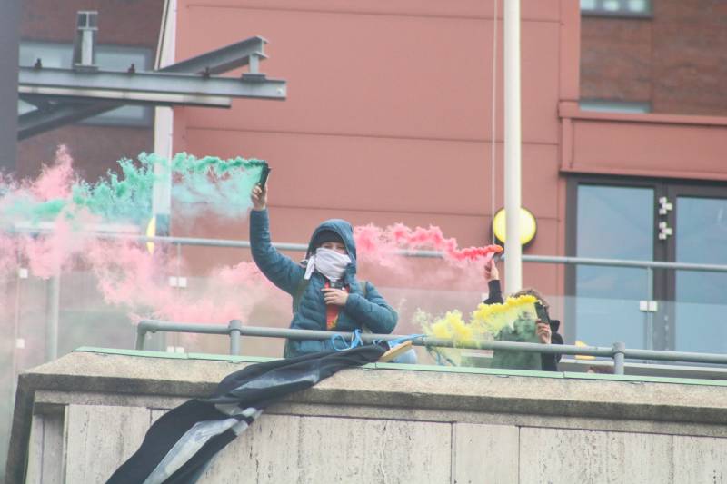 Acht aanhoudingen bij demonstratie van Koerden